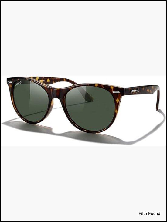 Retro Round Polarized Sunglasses for Women TR90 Frame UV Protection main image 7